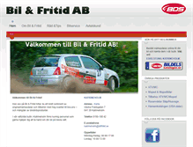 Tablet Screenshot of bilfritid.se